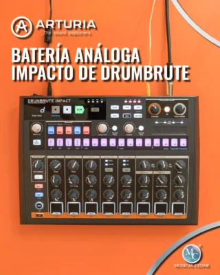 🔥 Arturia DrumBrute Impact 🔥
Ritmos con carácter y potencia 100% analógica.  🥁 10 sonidos analógicos contundentes y llenos de personalidad
🎛️ Secuenciador intuitivo con hasta 64 patrones
🎶 Funciones creativas como Looper, Roller y Swing
🔌 Conectividad MIDI y USB para estudio y presentaciones en vivo  Ideal para productores y músicos que buscan beats agresivos, dinámicos y con identidad propia.  📍 Encuéntralo en nuestras tiendas de:
Medellín - Bogotá - Cali - Bucaramanga - Pereira
O en nuestra tienda virtual: tmsmusic.co
@arturia_official